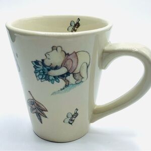 Vintage Winnie The Pooh Hundred Acre Woods Stoneware Mug Disney